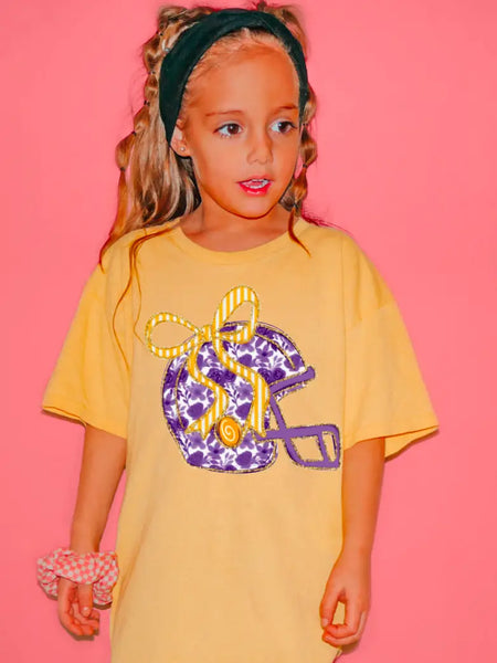 Kids Chinoiserie Coquette Helmet Tee