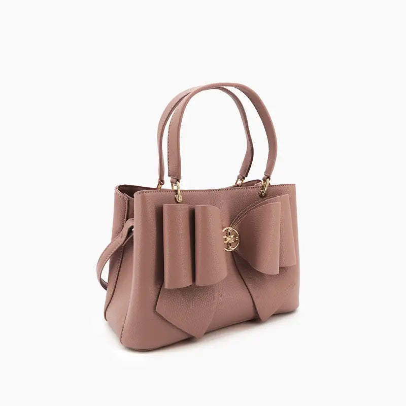 Trendy Jesse Bow Vegan Crossbody Handbag