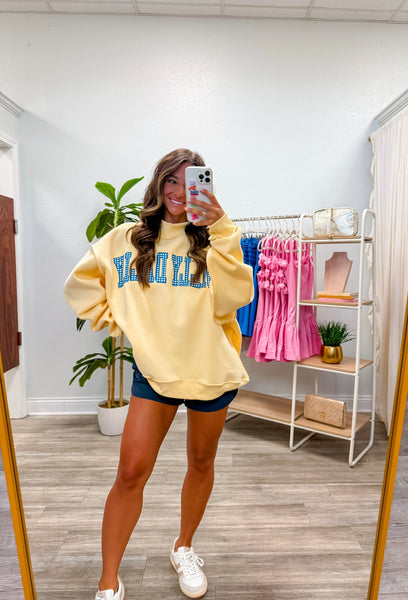 Reversible Mock Neck Sweatshirt