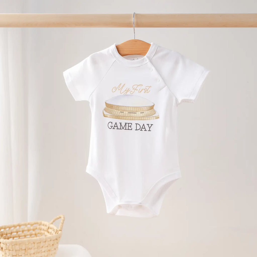 My First Game Day Organic Cotton Onesie