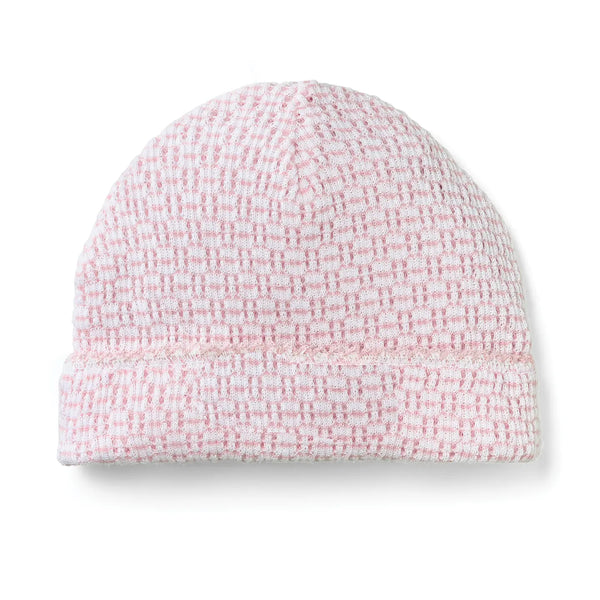 Paty Knit Saylor Beanie w/ Bow-Pink