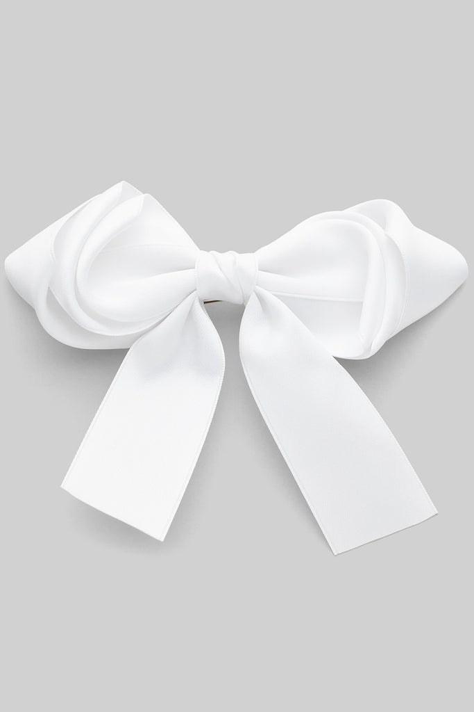 Looped Satin Bow Hair Clip