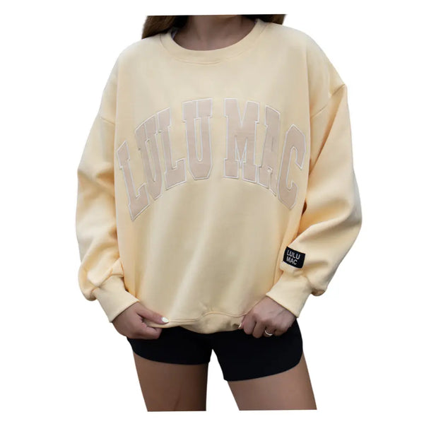 LuluMac Outline Lettering Sweatshirt