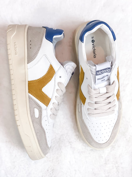 Victoria Seul Faux & Split Leather Sneaker