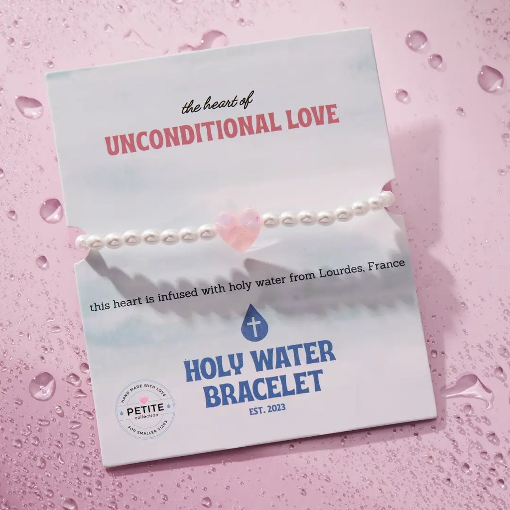 Holy Water Petite Heart Stretch Bracelet