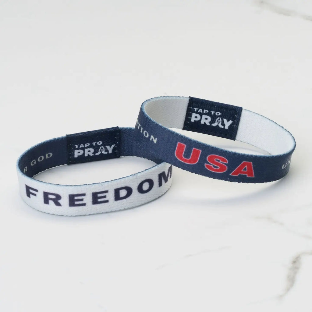 Tap To Pray Freedom Wristband