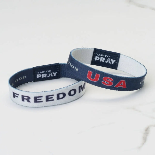 Tap To Pray Freedom Wristband