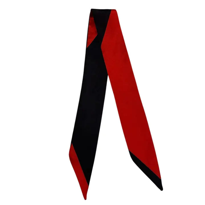 Twilly Scarf- Red/Black