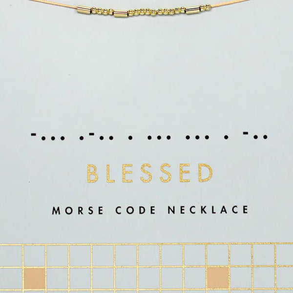 Morse Code Necklace