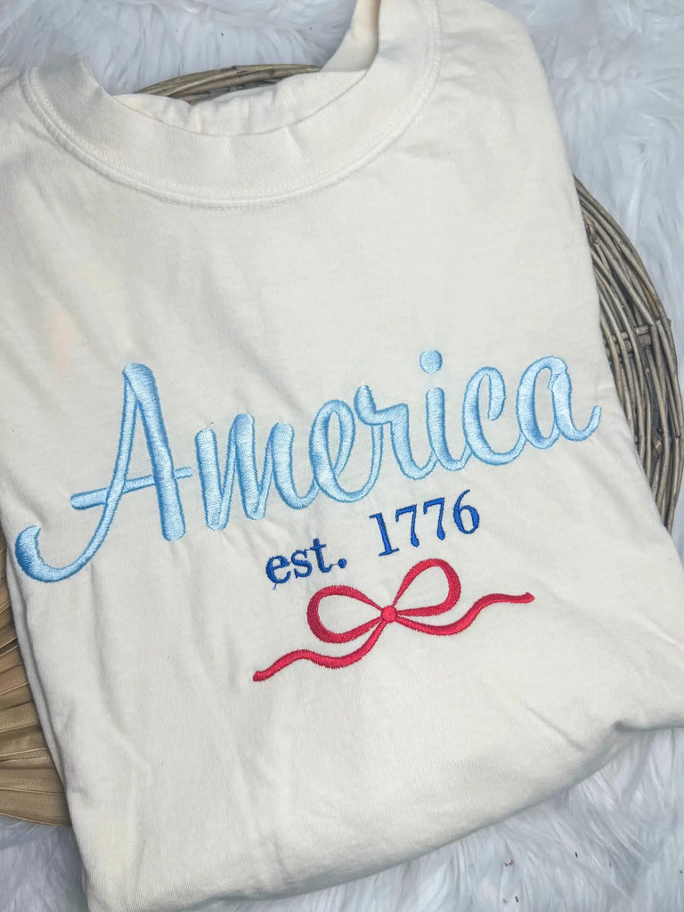 1776 America Patriotic Short Sleeve Tee