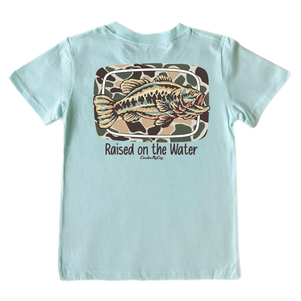 Kids' Raised On the Water Fish SS Tee