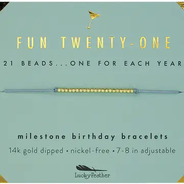 Milestone Birthday Bracelet