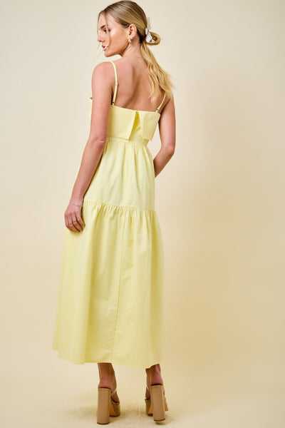 Sleeveless Tiered Midi Dress