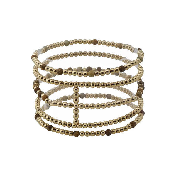 Cross Stretch Bracelet Set