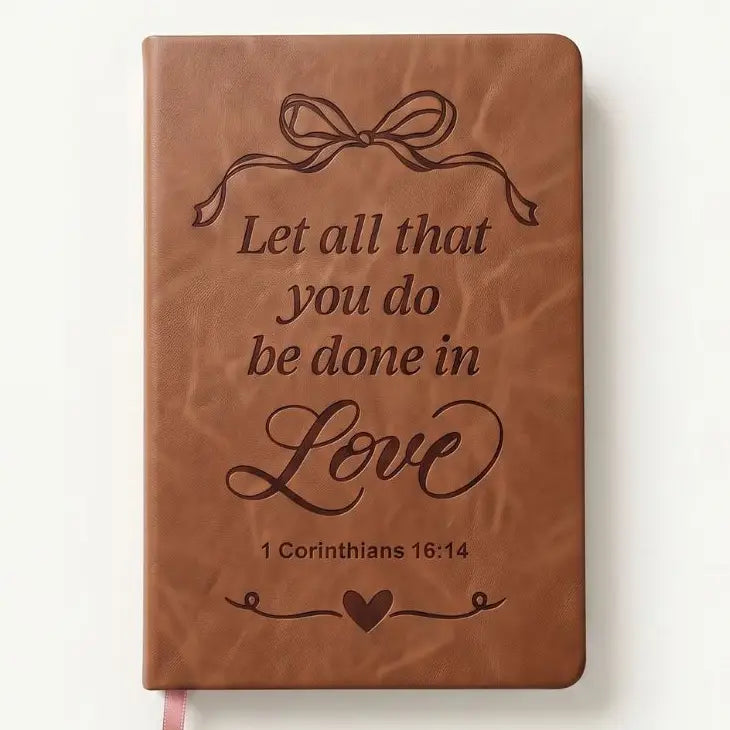 Love Brown Scripture Verse Journal
