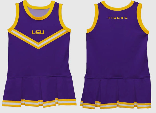 LSU Sleeveless Cheerleader Dress