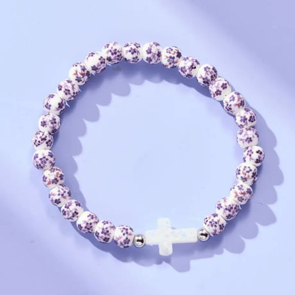Holy Water Purple Porcelain Bracelet