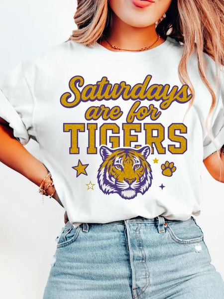 Saturdays Are For Tigers Tee