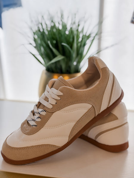 Soda Bosley Lace Up Slim Retro Sneakers