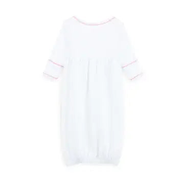 Evelyn's Hand Embroidered Gathered Gown