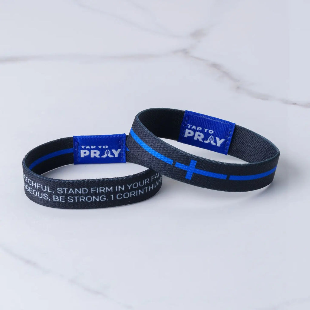 Tap To Pray First Responders - Law Enforcement Wristband