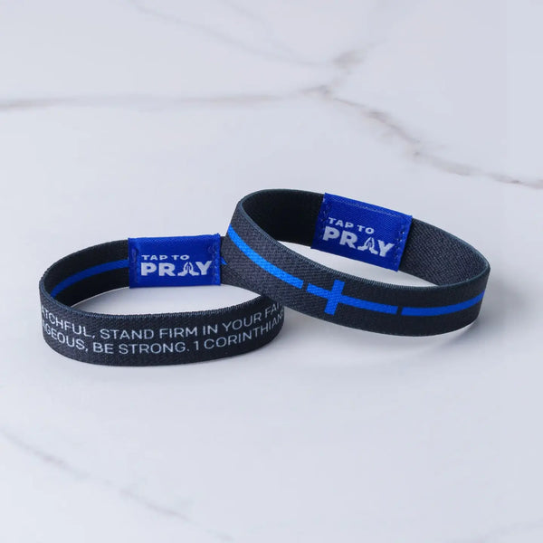 Tap To Pray First Responders - Law Enforcement Wristband
