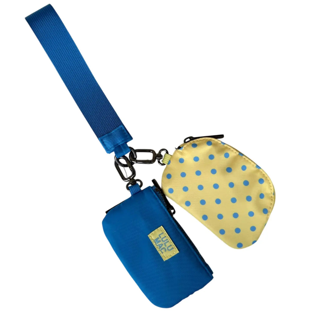 Lulu Mac Dot Double Pouch Wristlet