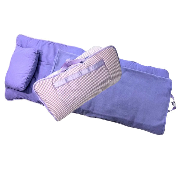Kid's Lilac Gingham Nap Roll