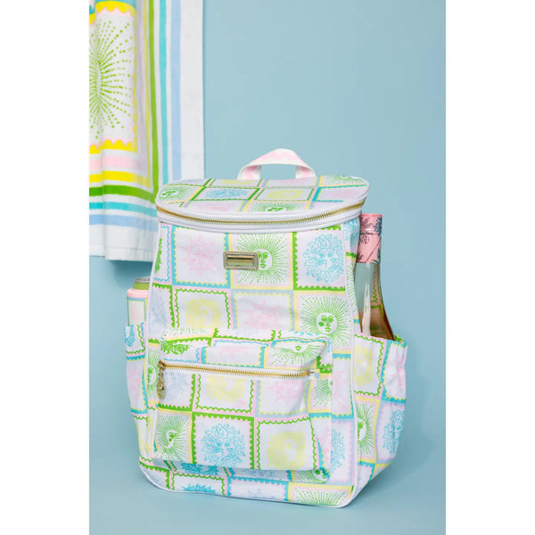 Sun Tiles Home Backpack Cooler