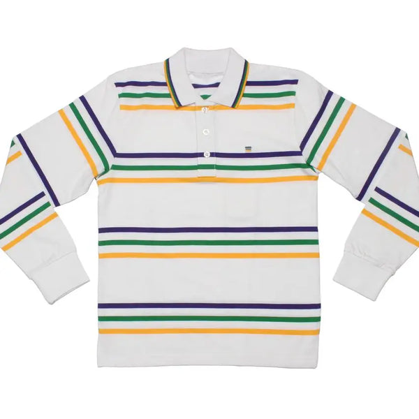 Youth Infinity Mardi Stripe LS Top