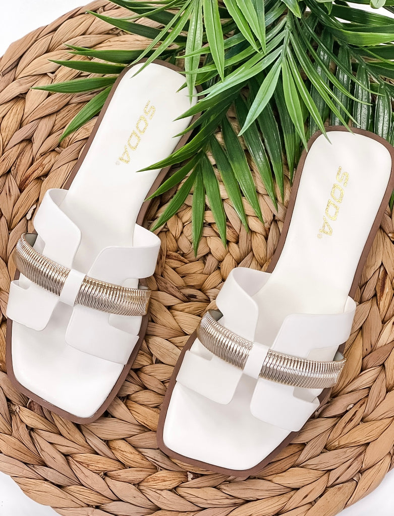 Soda Lefty Cut Out Sandal