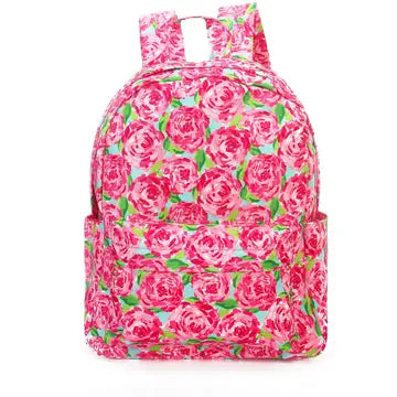 Girls Floral Casual Backpack