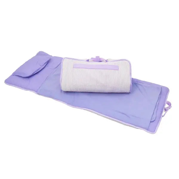 Kid's All Lilac Seersucker Nap Roll