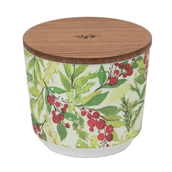 Greenleaf Patterned Candle