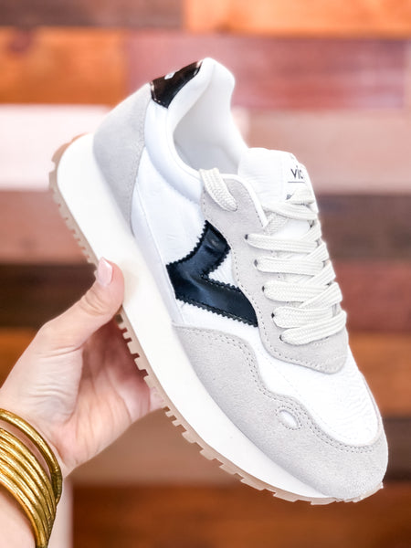 Victoria Viento Nylon & Split Leather Sneaker