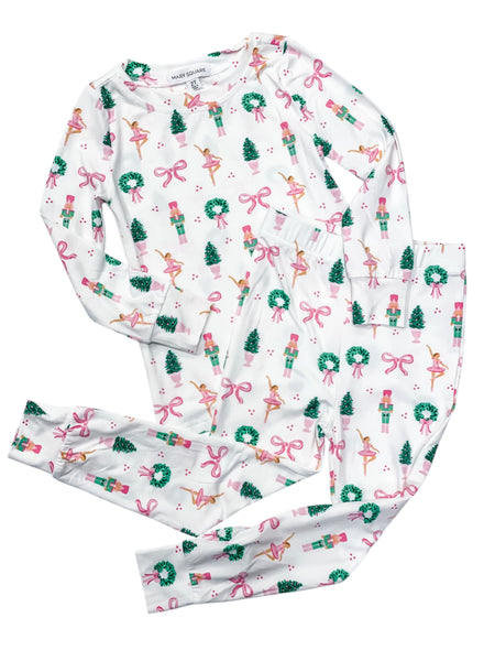 Mary Square Toddler Sugar Plum Dreams Pj Pants Set