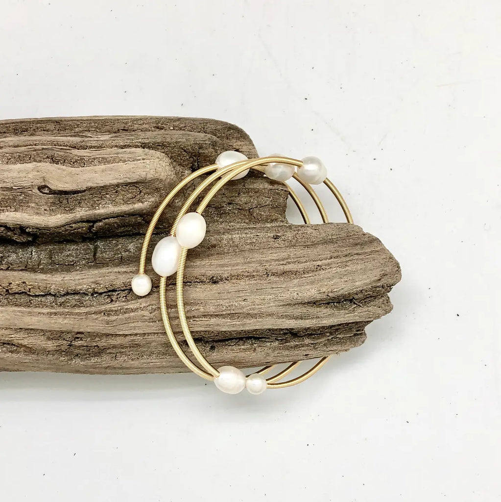 Freshwater Pearl(8mm) Wrap Bracelet