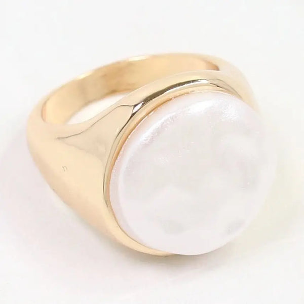 Moorhead Pearl Ring Gold