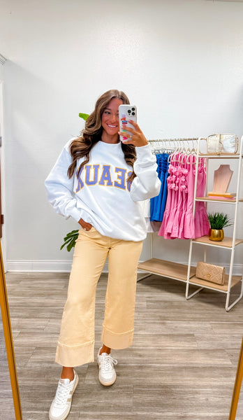 Geaux Varsity Mockneck Sweatshirt