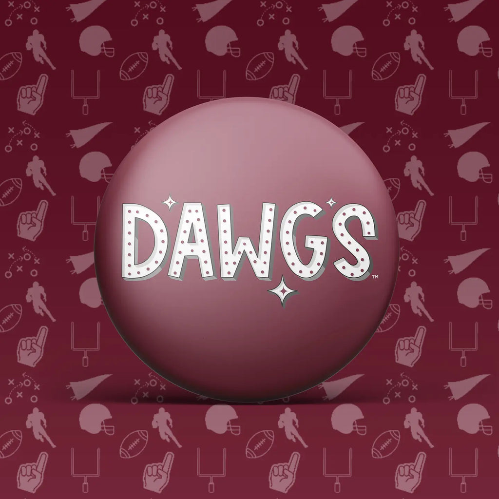 Game Day Dawgs Retro Pin
