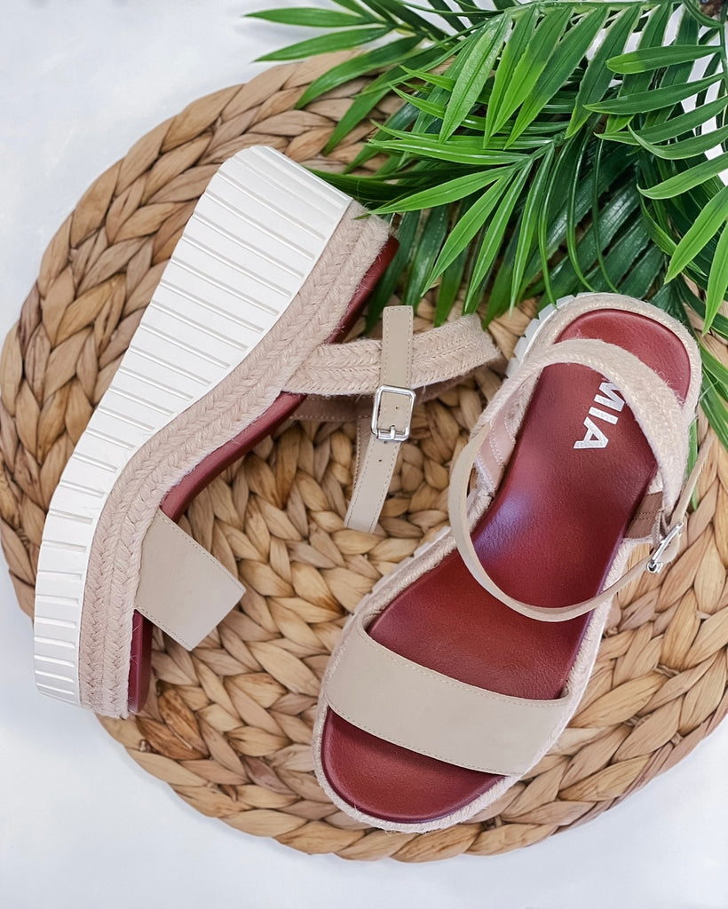 Mia Yanis Rope Wedge Sandal