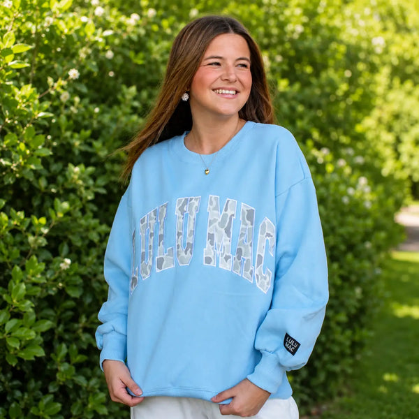 Lulu Mac White Camo Sweatshirt