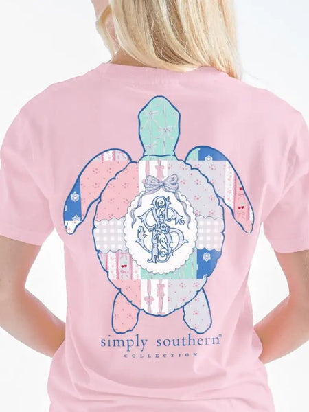 Simply Southern Kids Quilted Sea Turtle Tee