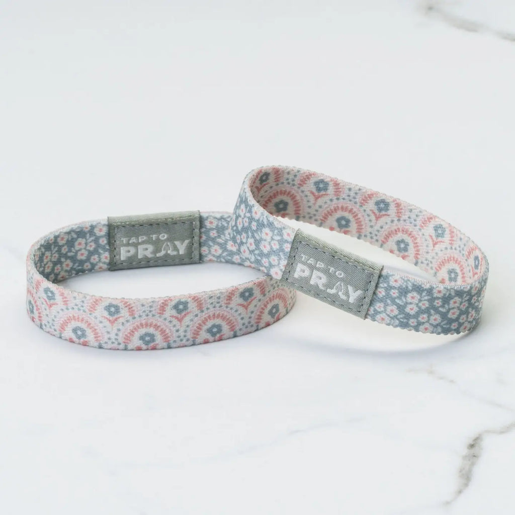 Tap To Pray Boho Bouquet Wristband