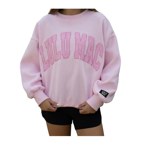 LuluMac Outline Lettering Sweatshirt