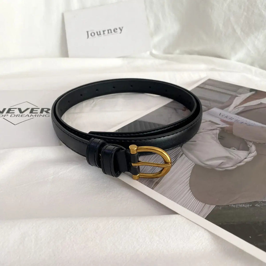 Retro Simple Decorative Thin Belt