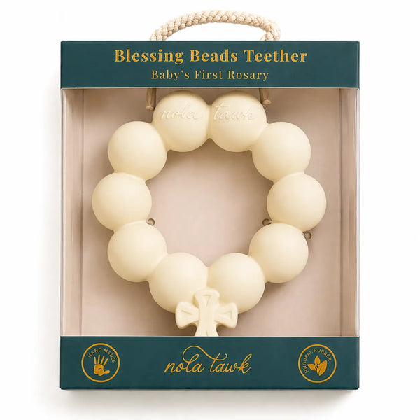 White Blessing Beads Teether