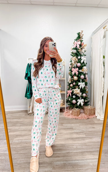 Mary Square Annie Sugar Plum Dreams Pj Pants Set