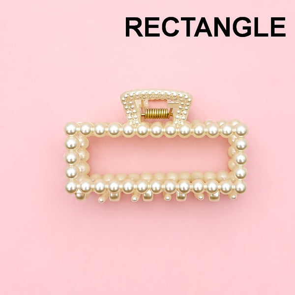 Pearl Hair Claw Clips