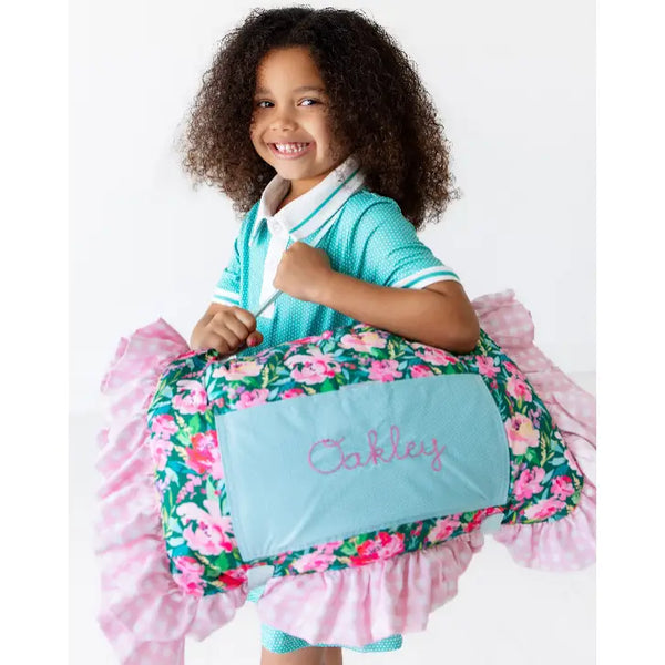 Kids Peony Floral Nap Mat